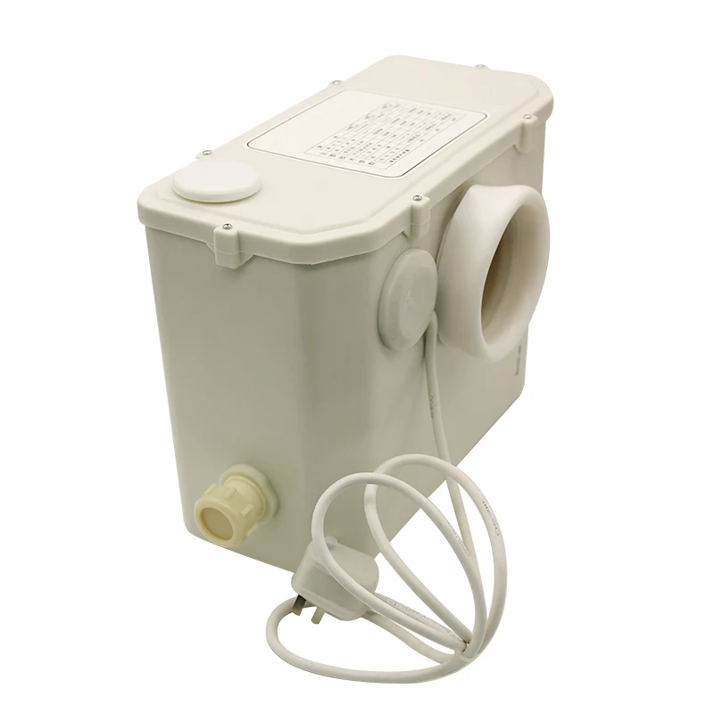220V 500W 위생 Macerator 펌프 자동 분쇄 폐수 목욕 화장실 싱크 전기 분쇄기 정화조 장치 하수 기중 장치