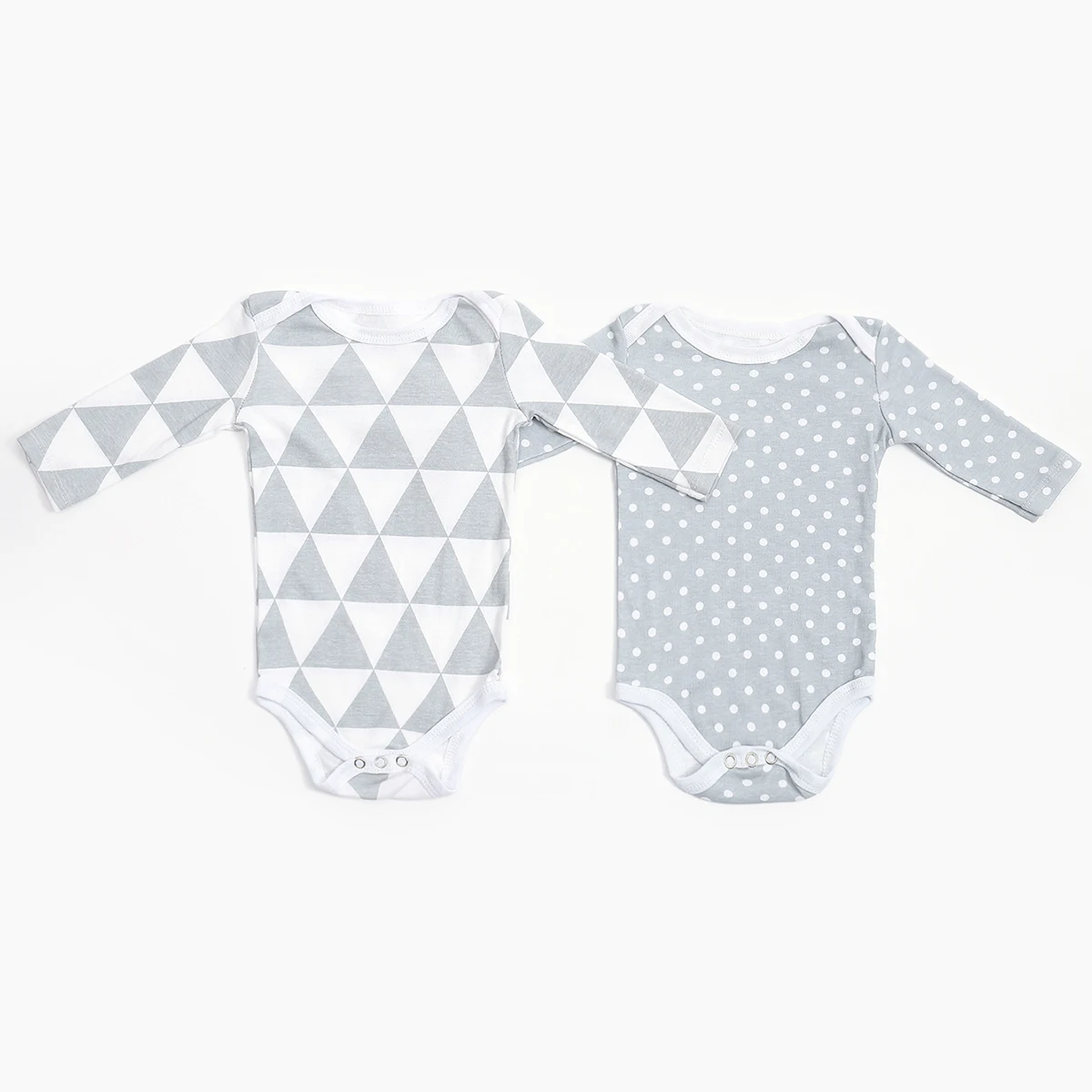 

Baby Boys Girls 2-pack Longsleeve Bodysuits One-piece 100% Cotton for Infant Baby , Unisex