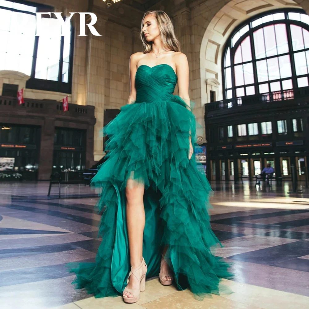 

RFYR Green Prom Dress Sweetheart Evening Party Dresses A Line Dress Floor Length Elegant Vestido Formal Party Gowns Customized