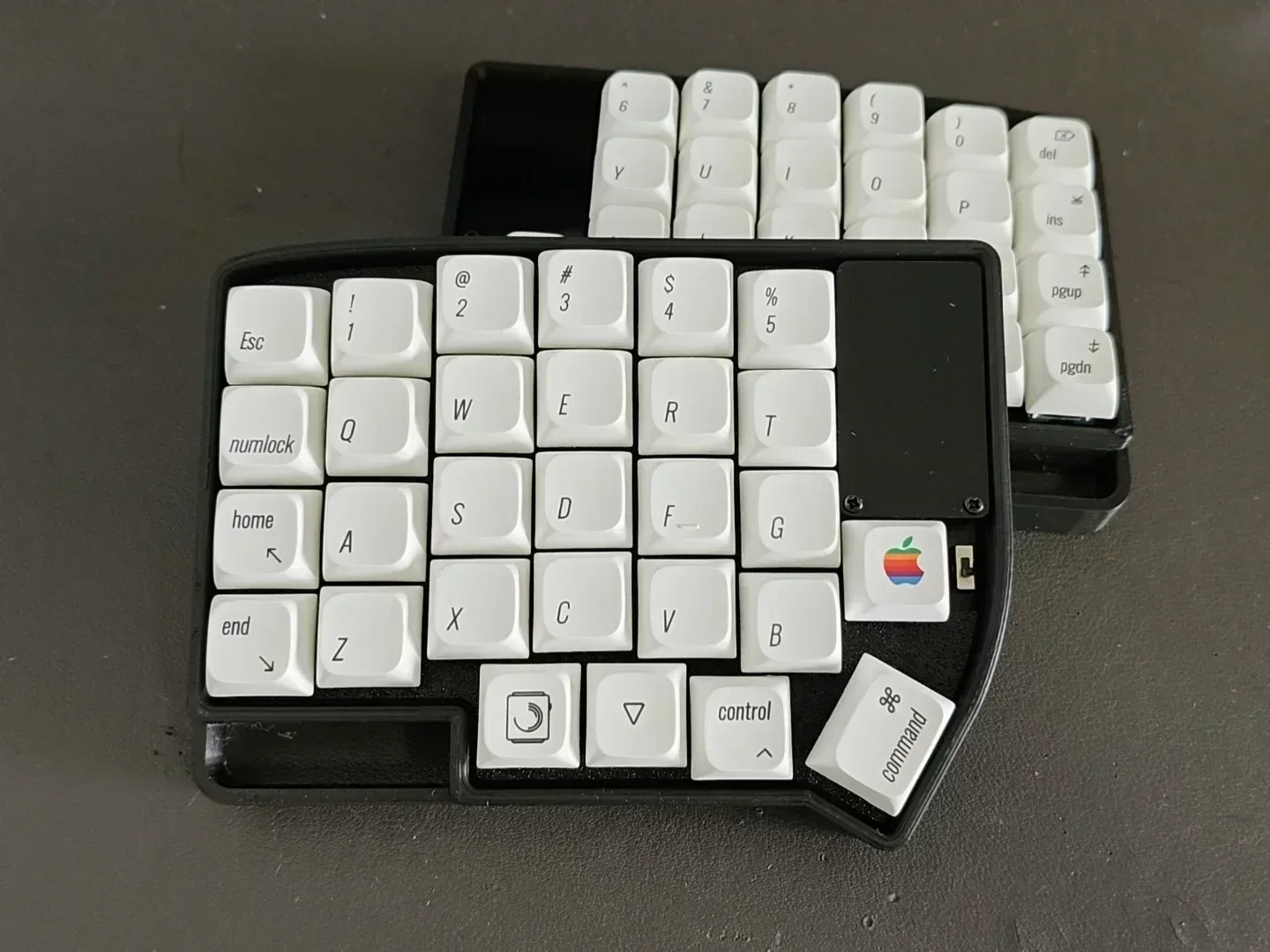 Imagem -05 - Kit de Teclado Dividido sem Fio Personalizado Ergonômico Troca Quente Via Programação Layout de 15 Camadas Teclado Dividido para mx Interruptor Baixo Lily58