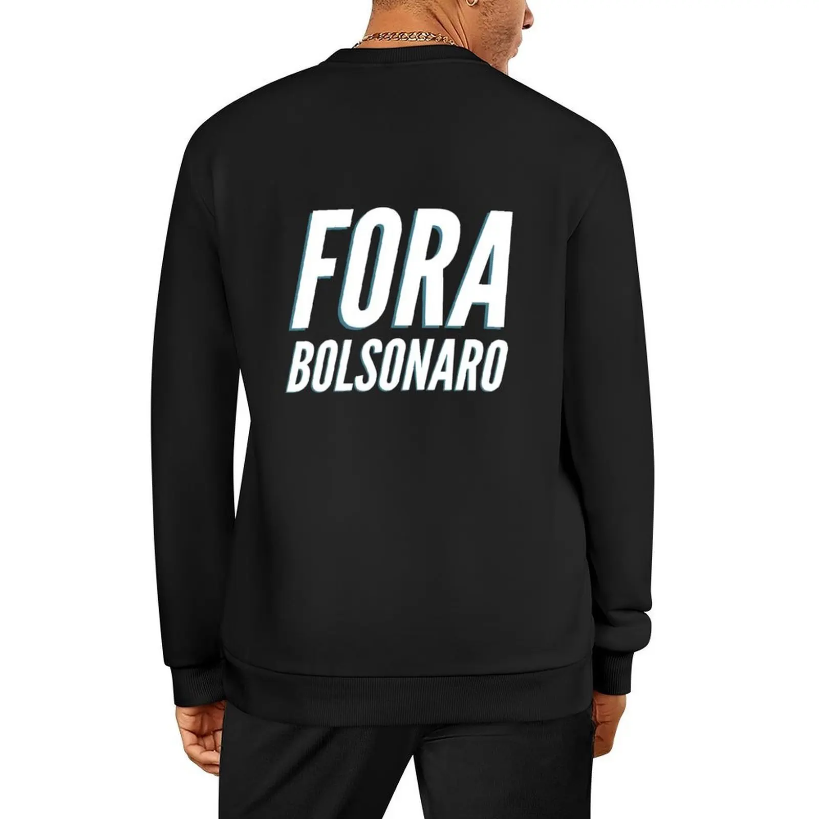 Fora Bolsonaro Pulôver agasalhos roupas masculinas moletom masculino roupas masculinas moletom com capuz para homem