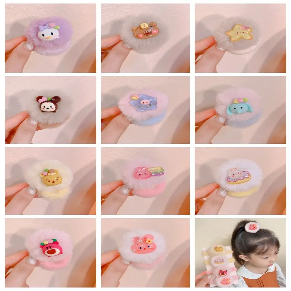 

High Elastic Cartoon Doll Hair Rope Korean Style Ponytail Holder Plush Hair Tie Headdress Rubber Band Cute Hair Tie Female/Girls