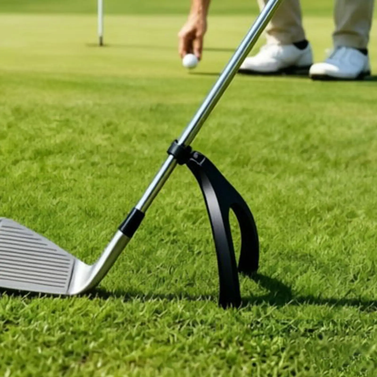 3D Printed Lightweight Stable Visible Golf Club Holder Stand Portable Golf Club Support Rack for Men Women Adults Golf Beginners