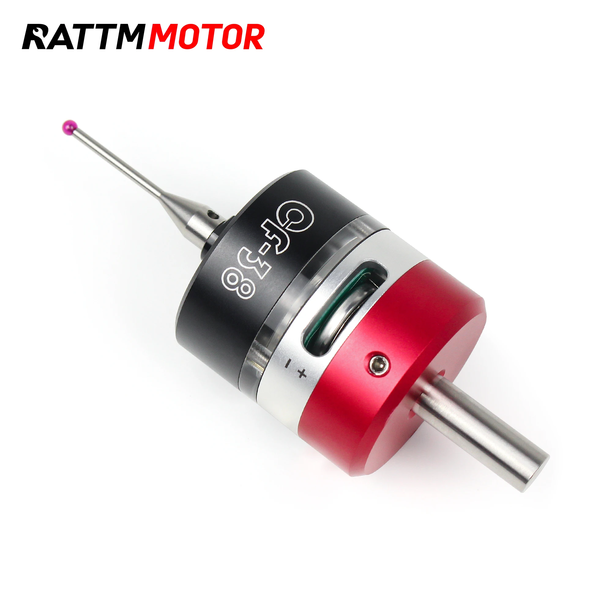 【Stock de la UE】RATTM Motor CF-38 Trigger 3D Edge Finder Sonda de precisión de tres coordenadas Varilla de centrado Herramienta Setter