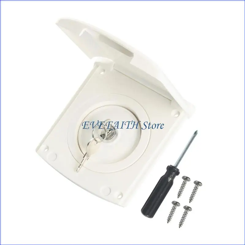 

124B откидная верхняя крышка люков для автодомов с пресной водой, широкая совместимость, герметичное уплотнение для обслуживания