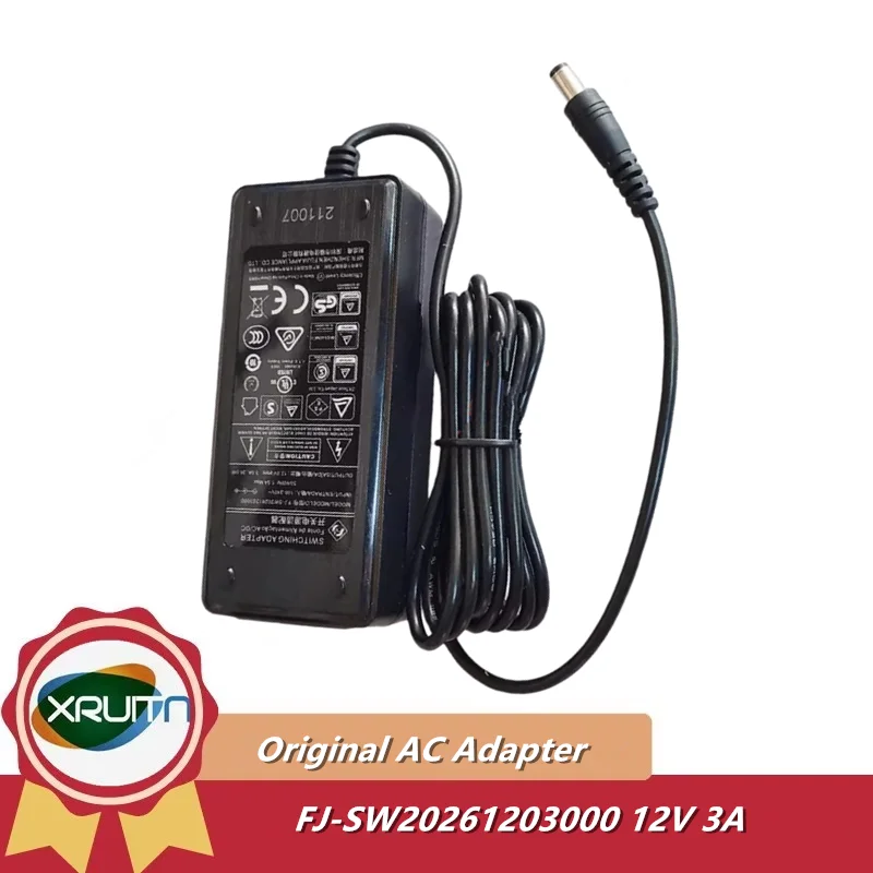 

Оригинальный Shezhen Fujia FJ-SW20261203000 12 В 3 А 36 Вт импульсный адаптер питания зарядное устройство 5,5*2,1 мм адаптер переменного тока