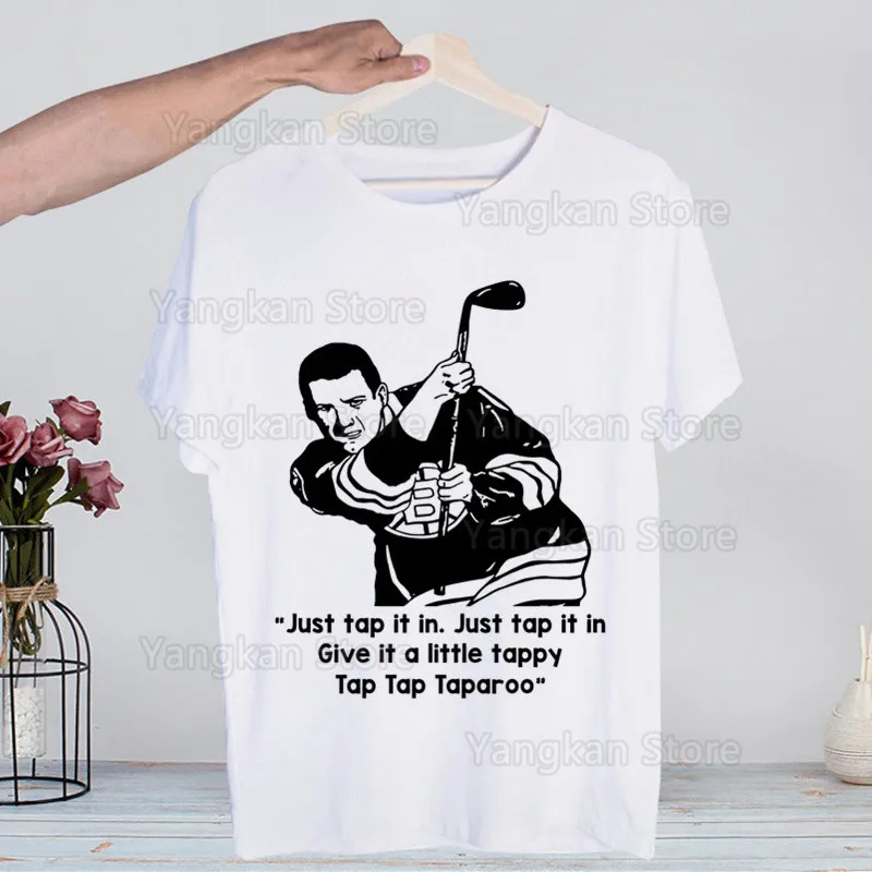 Happy Gilmore T-Shirt Men Short Sleeve Summer Fashion Tshirt Casual White T Shirt Fashion Tee Shirt O-Neck Tops