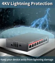 48V 90W AI POE Network Switch 4/8 Ports #6