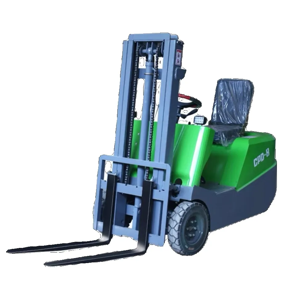 

CIF Price Mini Electric Forklift Warehouse Handling Vehicle, Three-point Hydraulic Lifting Mini Tricycle Loading and Unloading