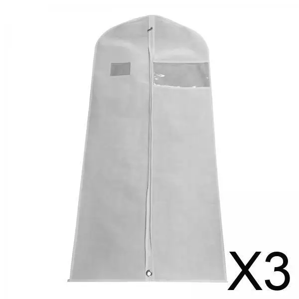 

Breathable Suit Bags Hanging Garment Bag Dustproof Zipper Cover Foldable Storage Organizer for Closet Travel Use