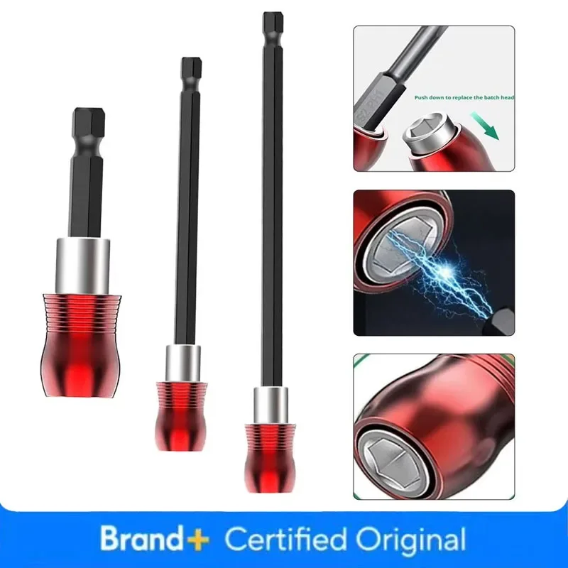 

Магнитный держатель для бит с быстрым креплением, адаптер для ударной дрели, шестигранный хвостовик 1/4 дюйма, направляющая штанга Amagi