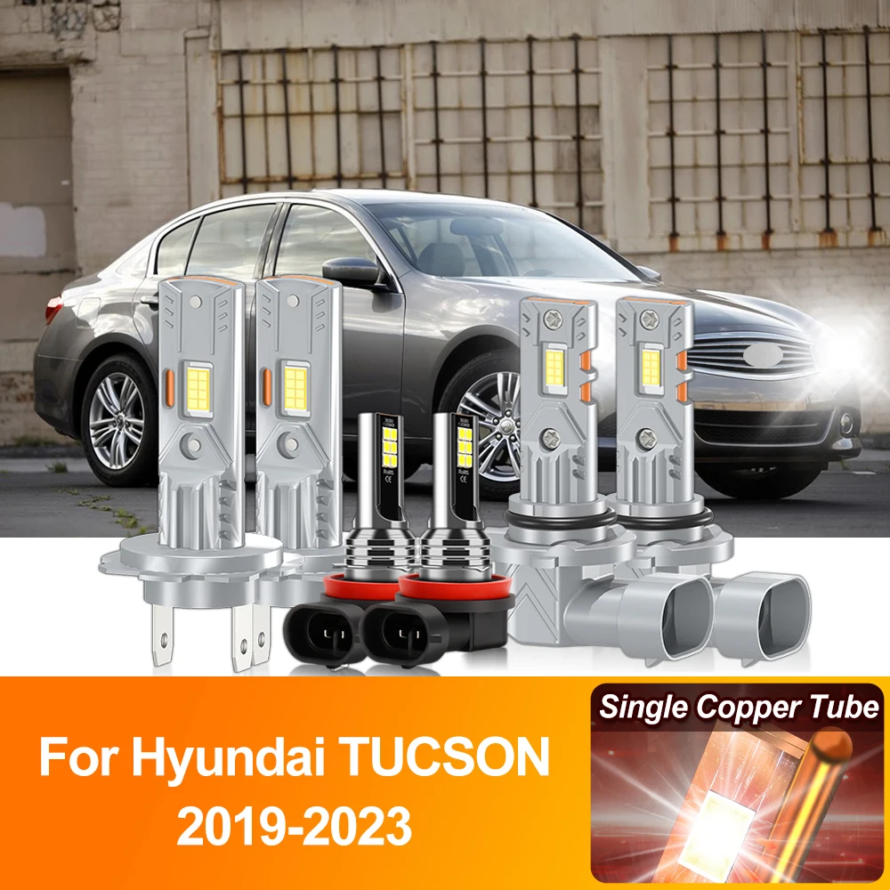 

Canbus LED Headlight Bulbs 60000LM Turbo Lamps 6000K 12V 24V Auto Fog Lights For Hyundai TUCSON 2019 2020 2021 2022 2023