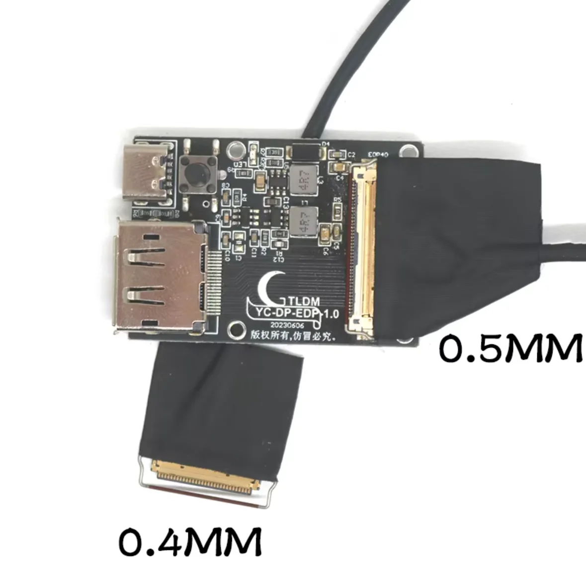 EDP-Treiberplatine 4K 8K 120Hz DP zu EDP für Tragbare LCD-Anzeige EDP 30P 40P