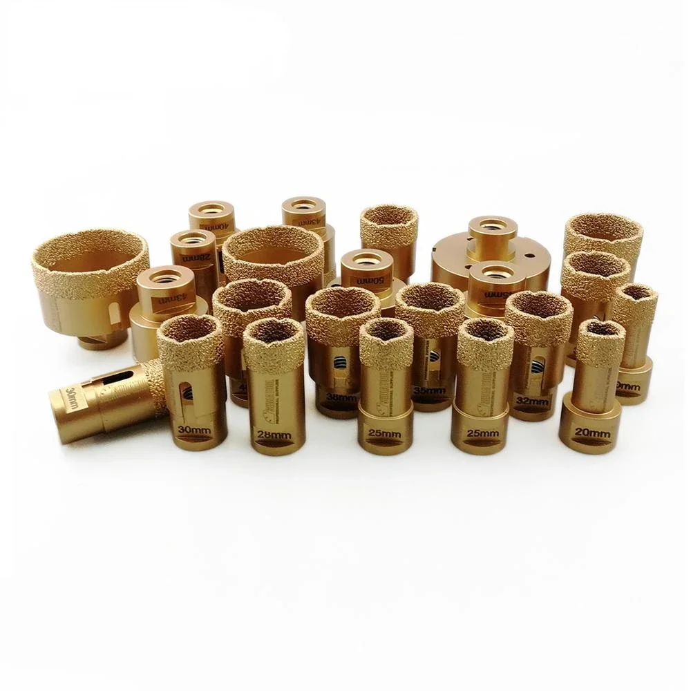 for 20mm - 150mm 1set (total 25pcs) diamond ceramic drill bit diamond drills diamond core bits drill