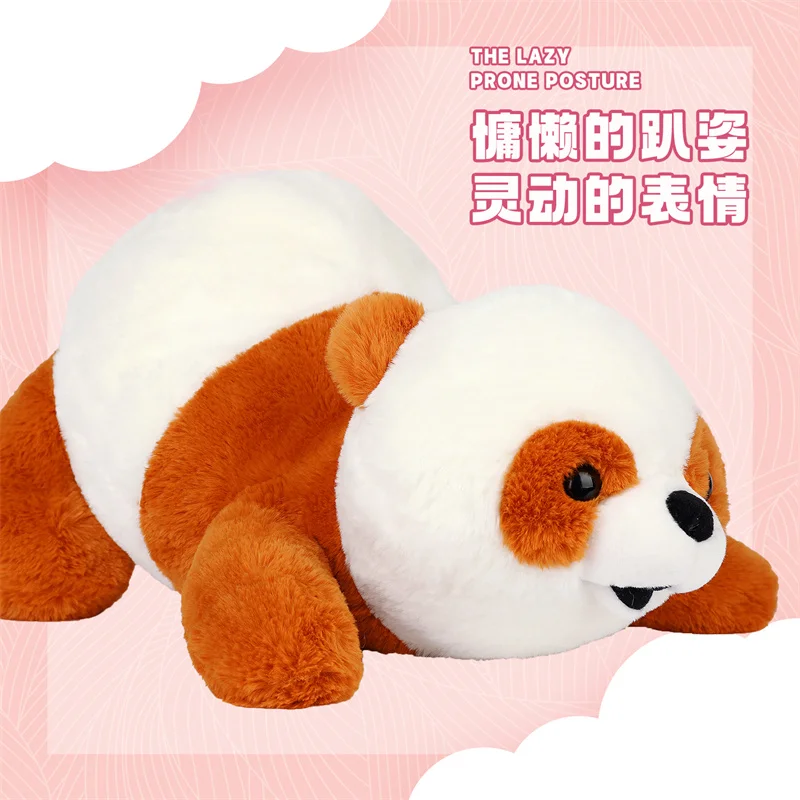 Sexy Charming Funny Peach Butt Giant Panda Plush Toys Soft Stuffed Animals Rare Chocolate Panda PlushIe Doll for Girls Xmas Gift