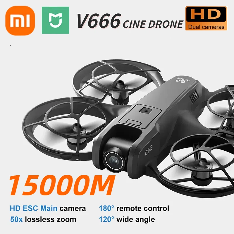 

Xiaomi Mijia V666 Drone 8K Professional WIFI 5G Dron Obstacle Avoidance Brushless Altitude Headless Mode RC Quadcopter Toys 2025