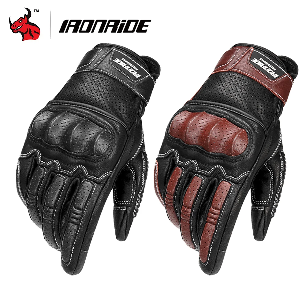 

Motorcycle Gloves With Built-in Anti Fall Protection Full Finger Touch Screen Summer Breathable Off-road Motorcycle Riding Glove