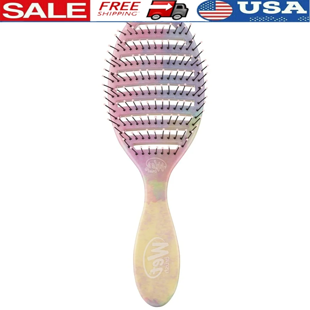 Speed Dry Detangling Hairbrush Vented Design Ultra Soft Bristles Fast Drying Comfort All Hair Types 1 Ct