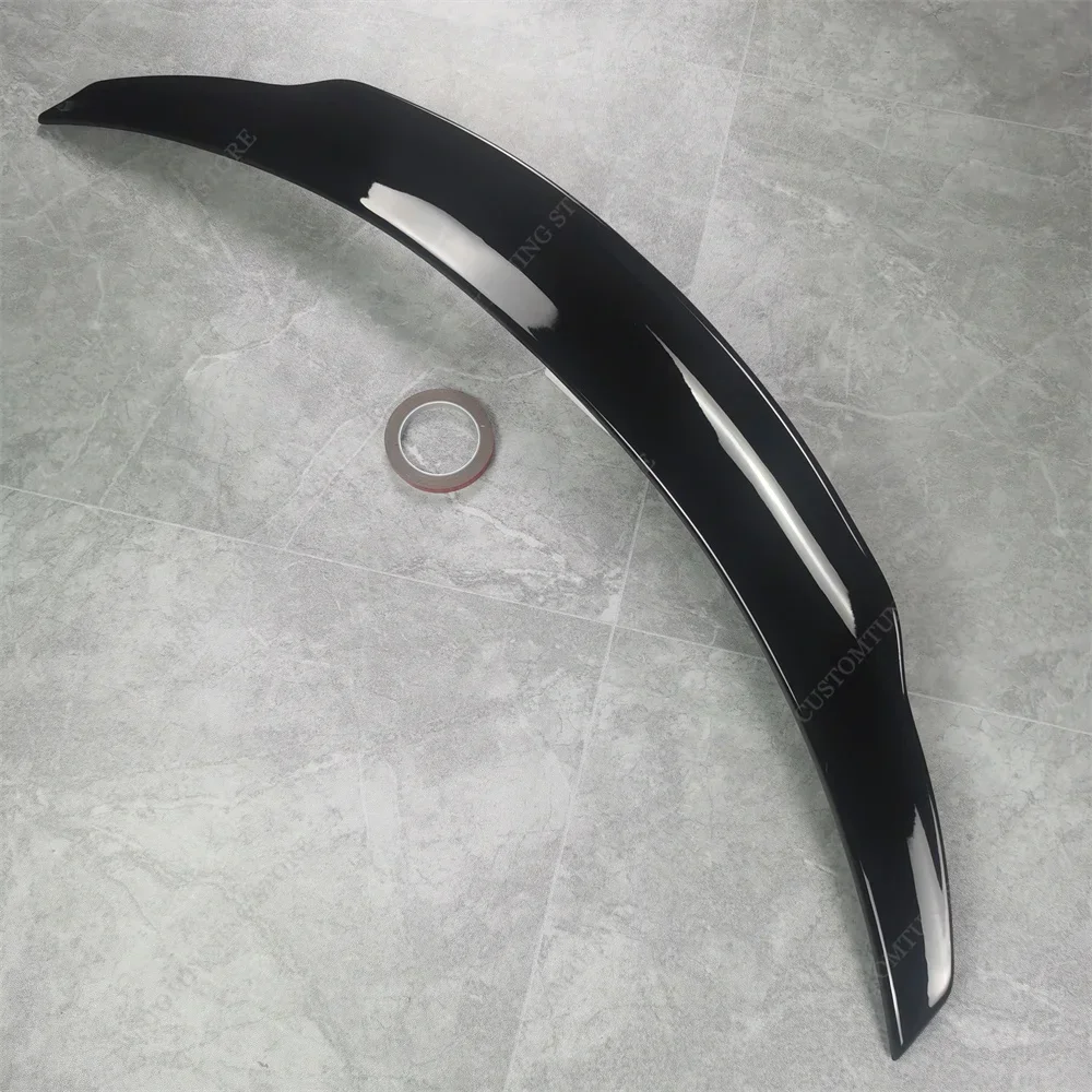 For Mercedes C205 PSM Style Rear Spoiler Wing C Class C200 C250d C300 C43 C63 Coupe Rear Trunk Spoiler Caps 2015-2021 Bodykits