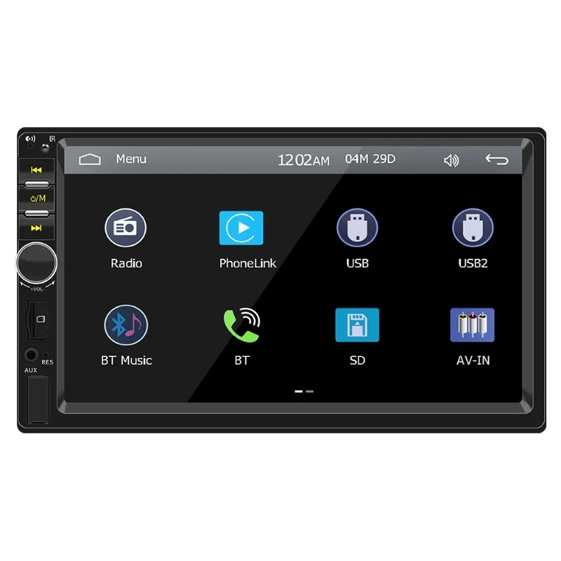 7 inch car MP5 player carplay  machine interconnection bluetooth central control car radio