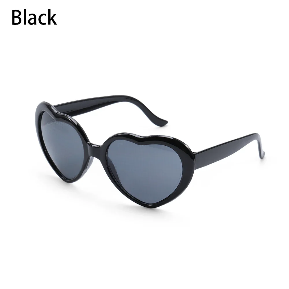 NOS Black Wayfarer Sunglasses with Mirror Heart Effect Accessories | Nos Black Wayfarer Sunglasses With Mirror  main image 2