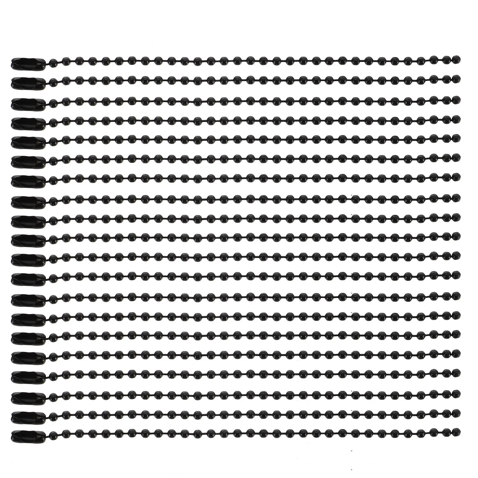 

100Pcs Color Tag Chains Multipurpose Jewelry Ball Bead Chains for DIY Pendant Ring Dog Tag Chain Jewelry Bead Chain