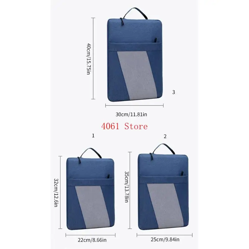 ปลอกแขนแล็ปท็อปสำหรับ 12/14/15 เคสเคสแล็ปท็อปที่มีด้ามจับกระเป๋าแล็ปท็อปพกพาแล็ปท็อปสำหรับผู้ชาย