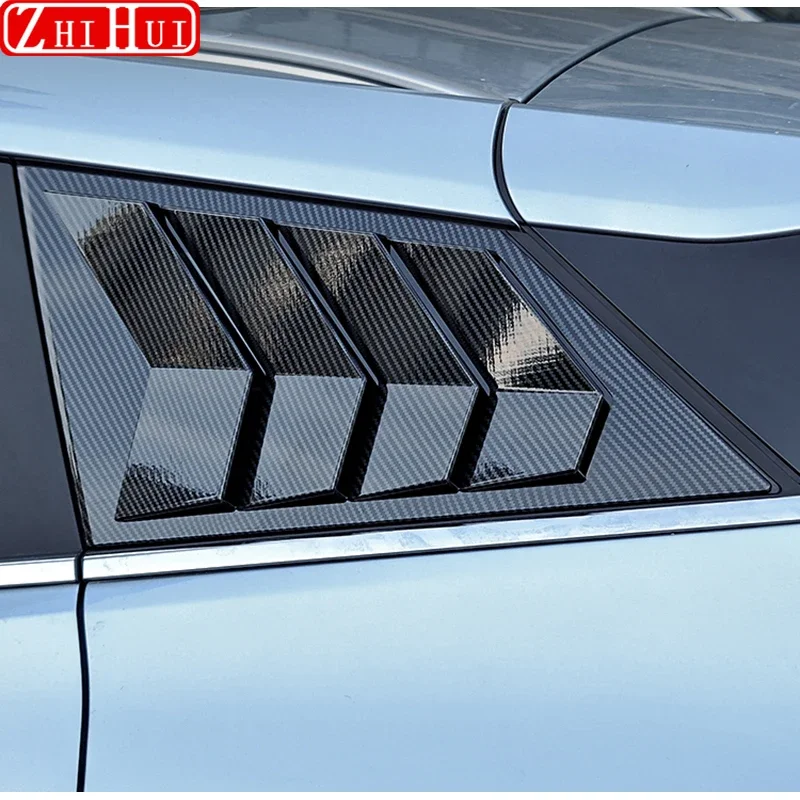 For Geely Cityray 2024 2025 Car Styling Rear Triangular Louver Modification Side Window Shark Fin Air Outlet Sticker Accessories