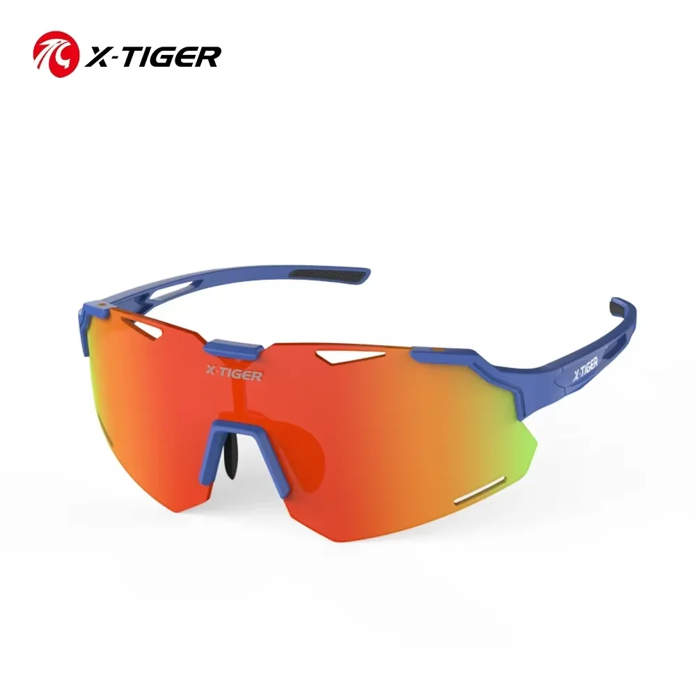 X-TIGER Kinder-Fahrradbrille, UV400-Schutz, TR90, ultraleicht, MTB, Fahrrad, Outdoor-Sport, Sonnenbrille, winddichte Sonnenblende