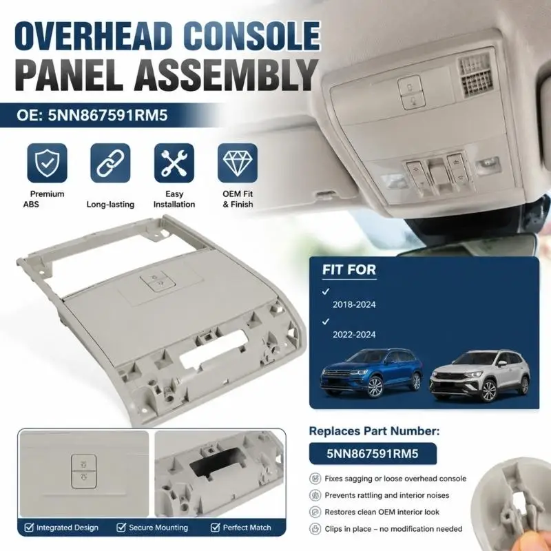 M76E 5NN867591RM5 Dachkonsolenverkleidung für bestimmte Fahrzeuganwendungen – Detail 4