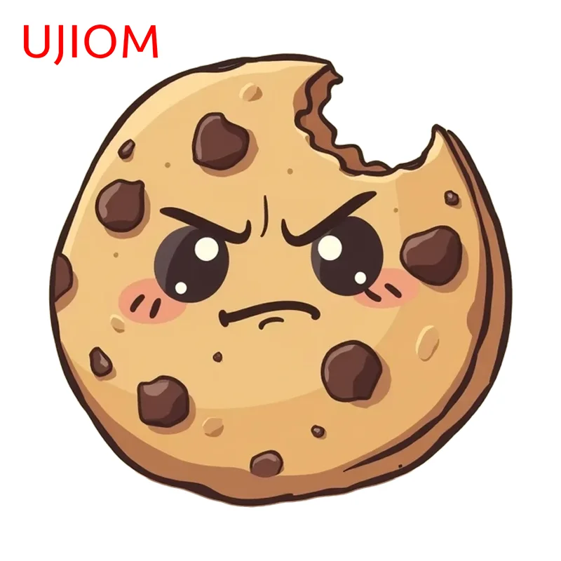 UJIOM Kawaii Food Biscuit Wall Sticker Exquisite Tendy Enchanting Unique Scratch Proof Decal Suitable For DIY Decoration Chambre