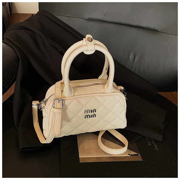 

Color Nuclear! 2025 Premium Mini Square Bag - Stitched Trim, Crossbody/Handheld, All-Match Chic