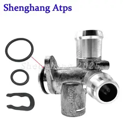 Engine Water Pipe Coolant System Flange Pipe Kit 06D121133A 06D121132A For Audi A4 A6 S4 S6 Avant Cabrio Quattro 2.0L 06D121132C