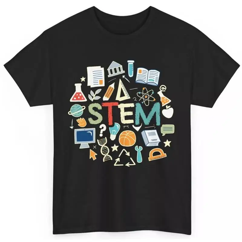 الجذعية تي شيرت العلوم التكنولوجيا الهندسة الرياضيات عشاق Webp