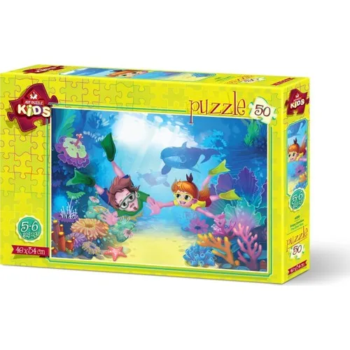 Art Child Puzzle Diver Kids 50 Piece Jigsaw Puzzle