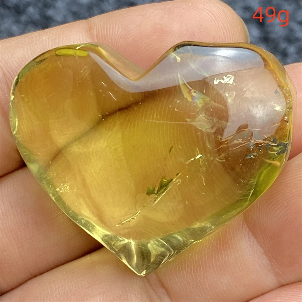 Extra Top Beautiful Natural Citrine Love Heart Hand Polished Yellow Quartz Gemstone Heart Chakra Treatment Has
