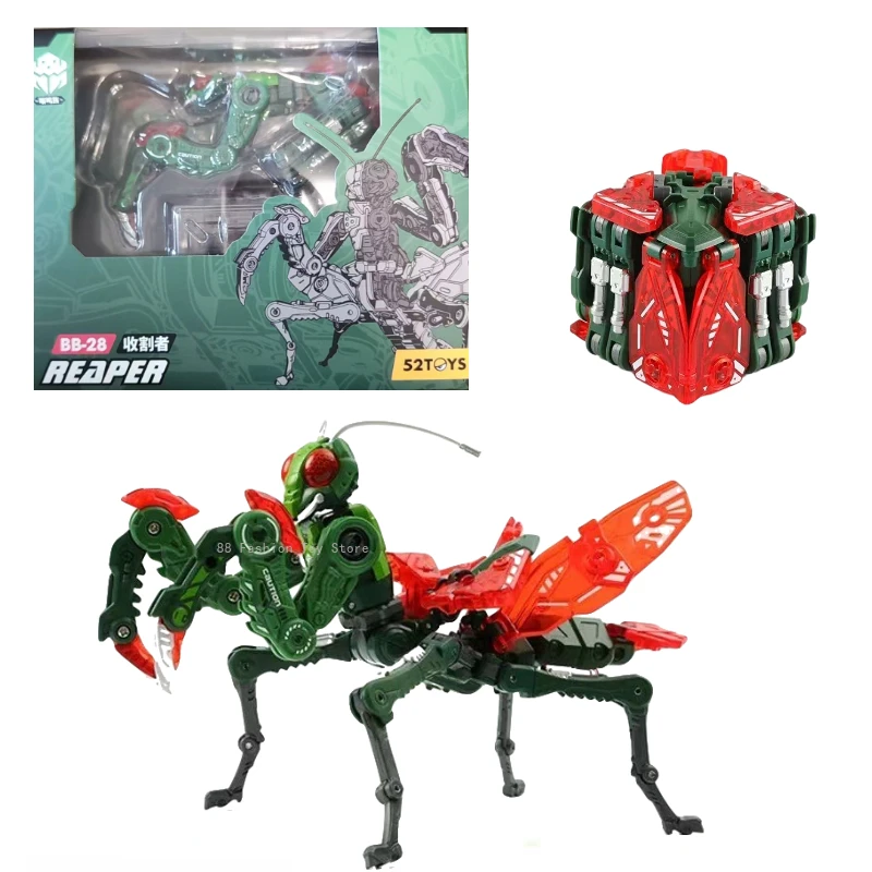 In Stock Original 52TOYS BeastBox Reaper Deformation Toys Mantis Converting Toys Deformable Action Figures Toy Collection Models