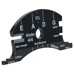 Moule de pont de violon pratique à utiliser, outil de réparation de violoncelle noire, pleine taille, tout nouveau style