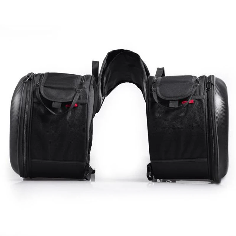 Motorcycle Accessories Waterproof Racing Race Helmet Travel Bags Suitcase Saddlebags Luggage Rear Seat Side Bag With Raincoat