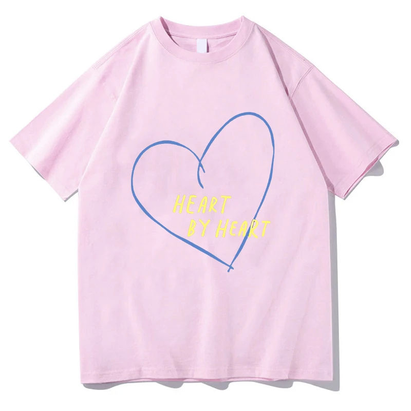 جو جوناس القلب بالقلب بلايز جديدة ملونة الجمالية تي شيرتات قطن الرجال النساء عادية شارع العليا Y2k تيز فاسق الشارع الشهير #4