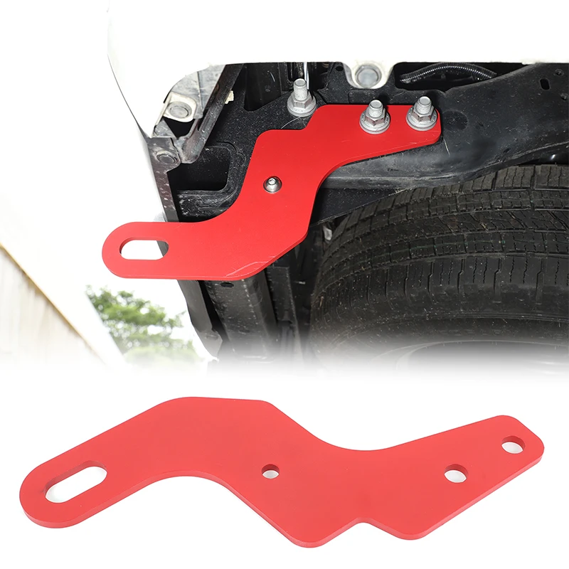 

Car Towing Bars Kit Rear Bumper Bar Towing Trailer Hook Rear Frame Side Tow Hook Car Accessory For Toyota Tundra XK70 2022-2026