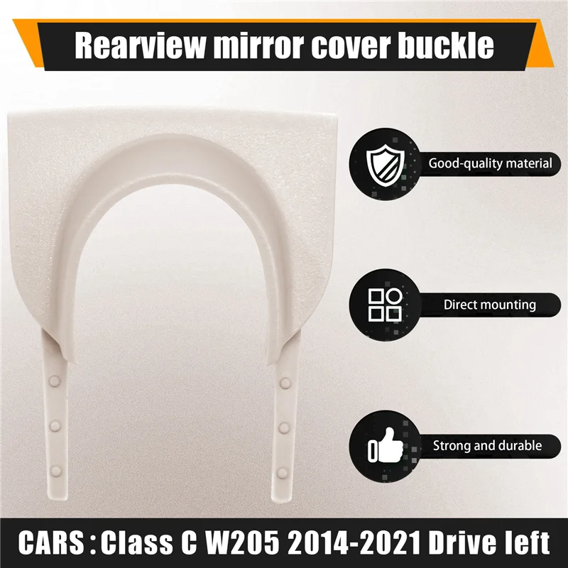 

Car Interior Rear View Mirror Cover Buckle A2058210300 for Mercedes Benz C Class W205 2014-2021 LHD
