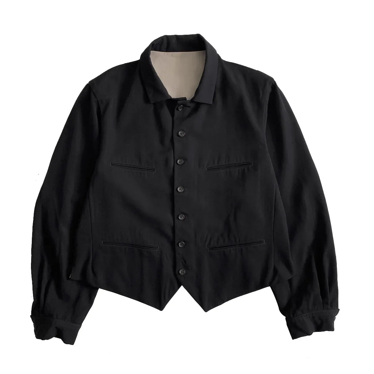 سترة YOJI OOAK TOKYO ROSE بتصميم أصلي من الصوف المطبوع للرجال سترة بسيطة للرجال #5