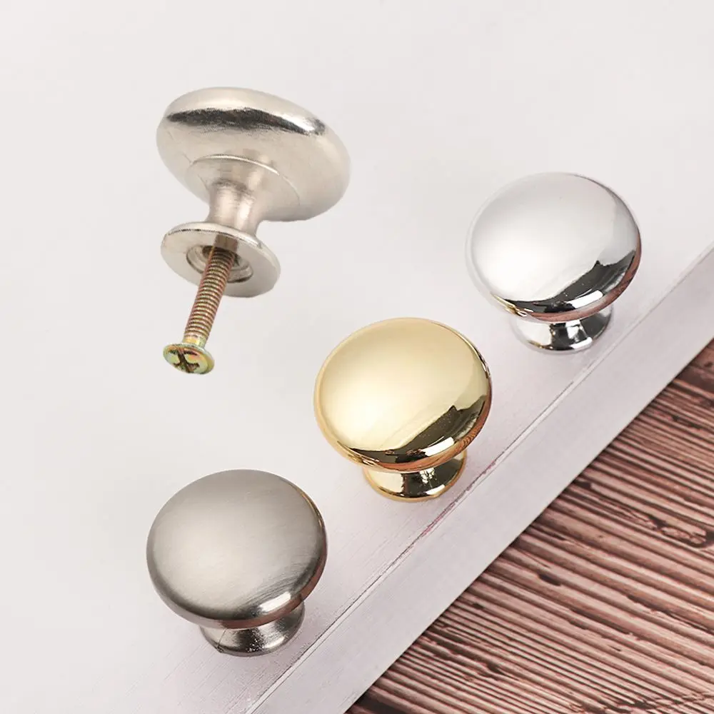 Retro Hardware Cabinet Round Shape Dresser Furniture Door Handle Wardrobe Pulls Cabinet Pulls Drawer Knob