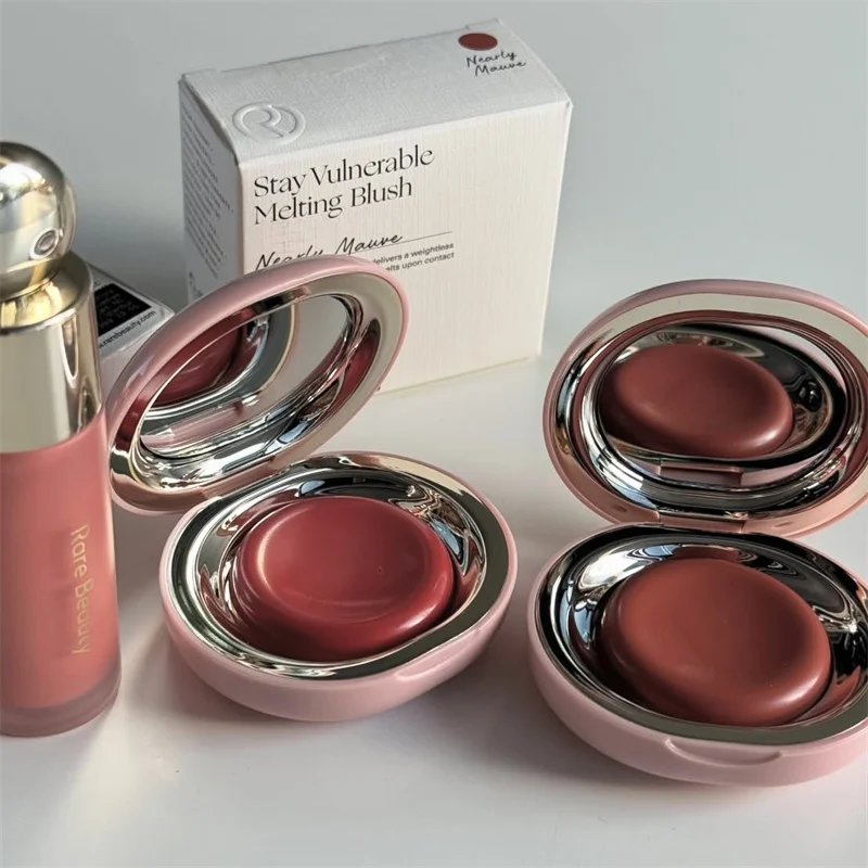 

Nearly Neutral Maove Rose Stay Vulnerable Melting Blushes Rare Beauty Cream Blush Smooth Natural Lightweight Makeup Formulan