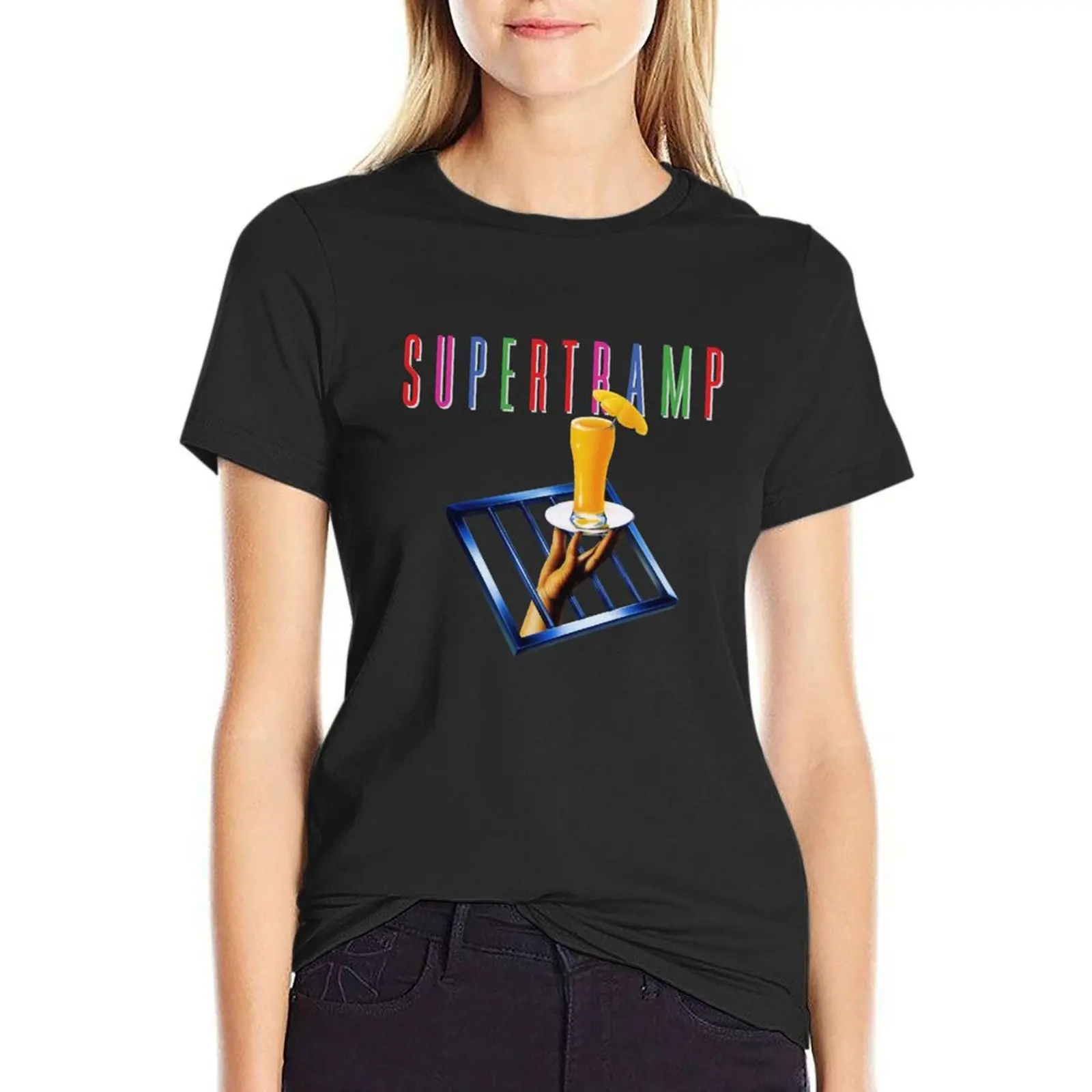 Supertramp T-Shirt tops anime clothes hippie clothes Womens graphic t shirts