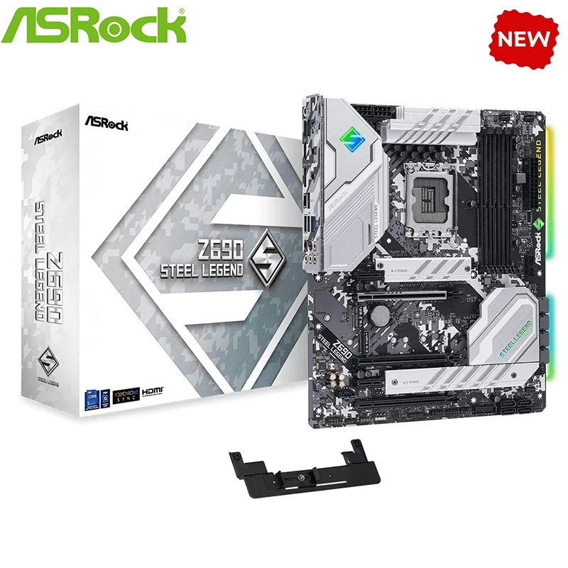 NEW Z690A For ASROCK Z690 Steel Legend DDR5 Original Desktop For Intel Z690 Motherboard LGA 1700 Support 12900KF 12700K