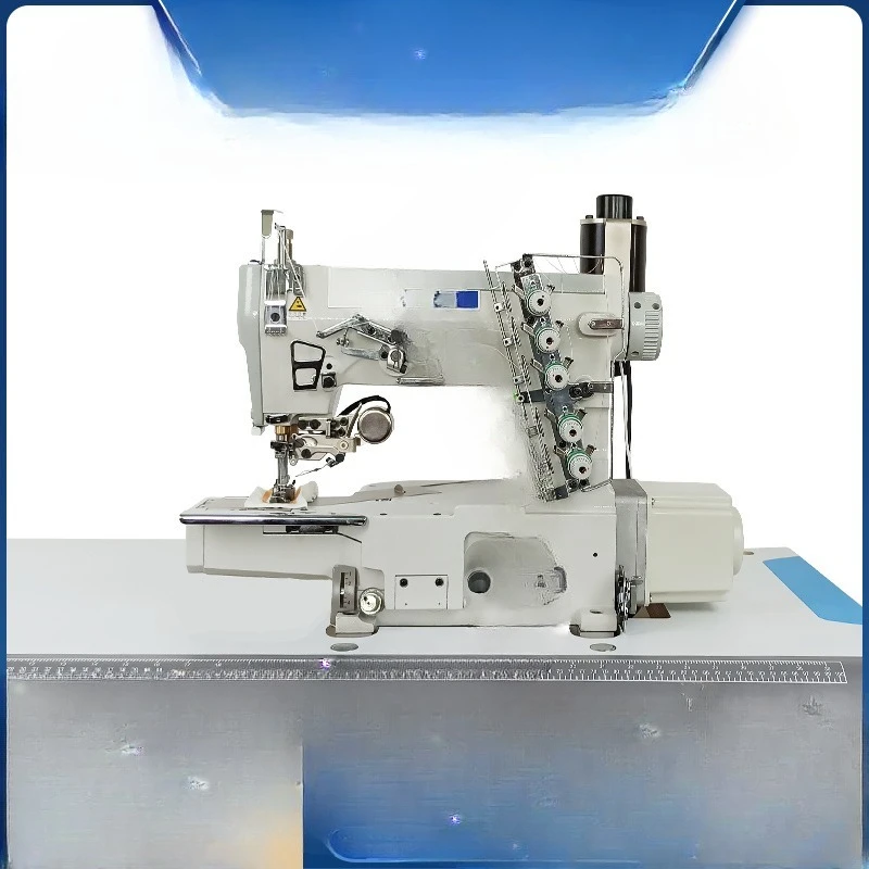 

Electric direct drive three-needle five-thread interlock sewing machine, cutting car sewing machine, double-needle hem car