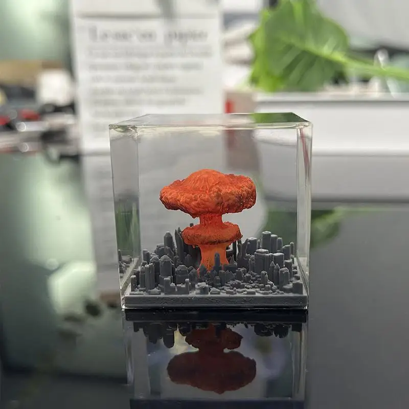 Handgemachte original Atombomben Harz Lampe USB Nachtlicht Halloween Weihnachts geschenke kreative Handwerk nach Hause Schlafzimmer Tisch lampe