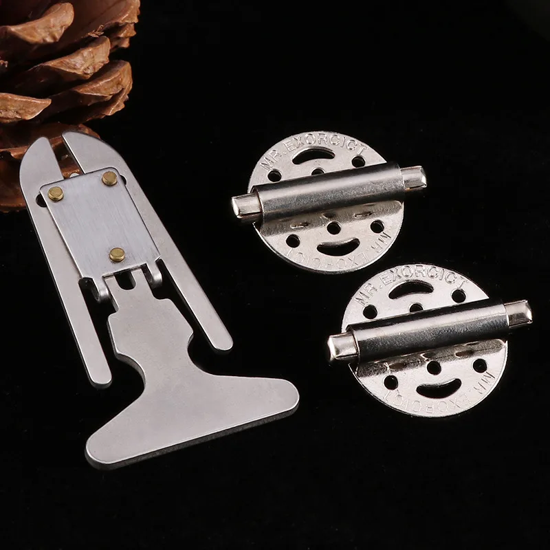 1pcs Stainless Steel Cigar Pipe Tobacco Lid Outdoor Smoking Wind Cap Cover Spring Loaded Metal Adjustable Size for 15-20mm Pipes